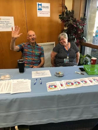 Ashland Community Resource Center and Ashland First United Methodist Church resource table