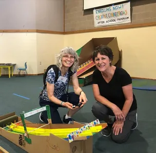 Kids' Play Area with games created by Creative Connections of the Ashland First United Met