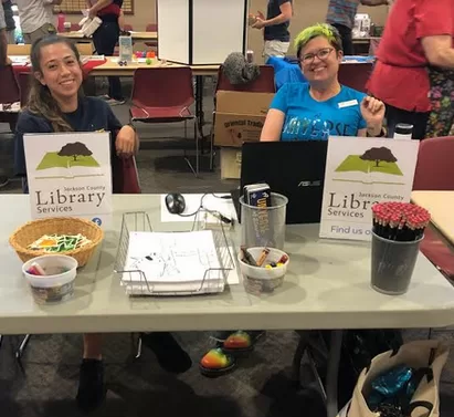 Jackson County Library Services resource table